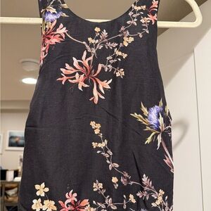 H&M Black Floral Dress